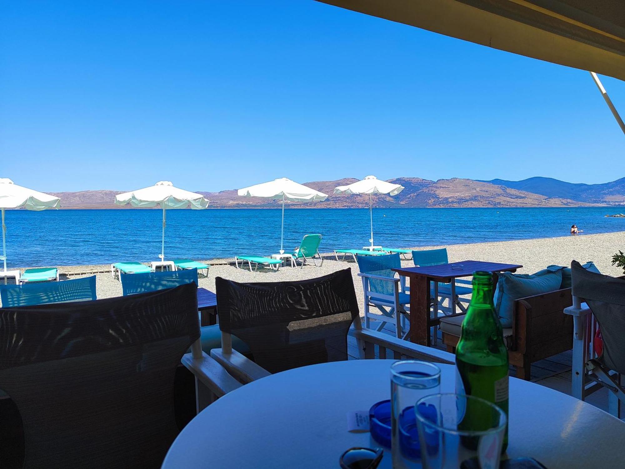 Holiday House With Sea View In Skala Polichnitos Skala Polichnitou ภายนอก รูปภาพ
