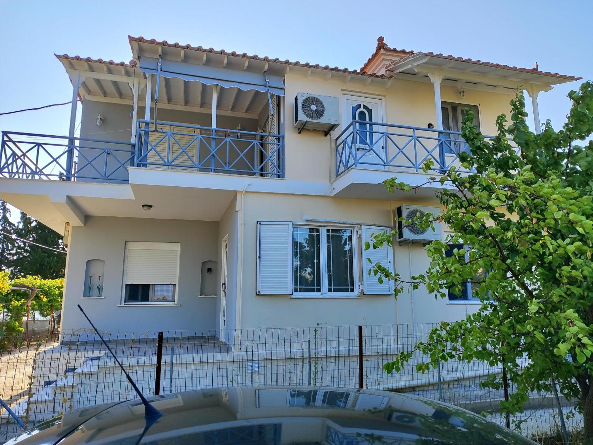 Holiday House With Sea View In Skala Polichnitos Skala Polichnitou ภายนอก รูปภาพ