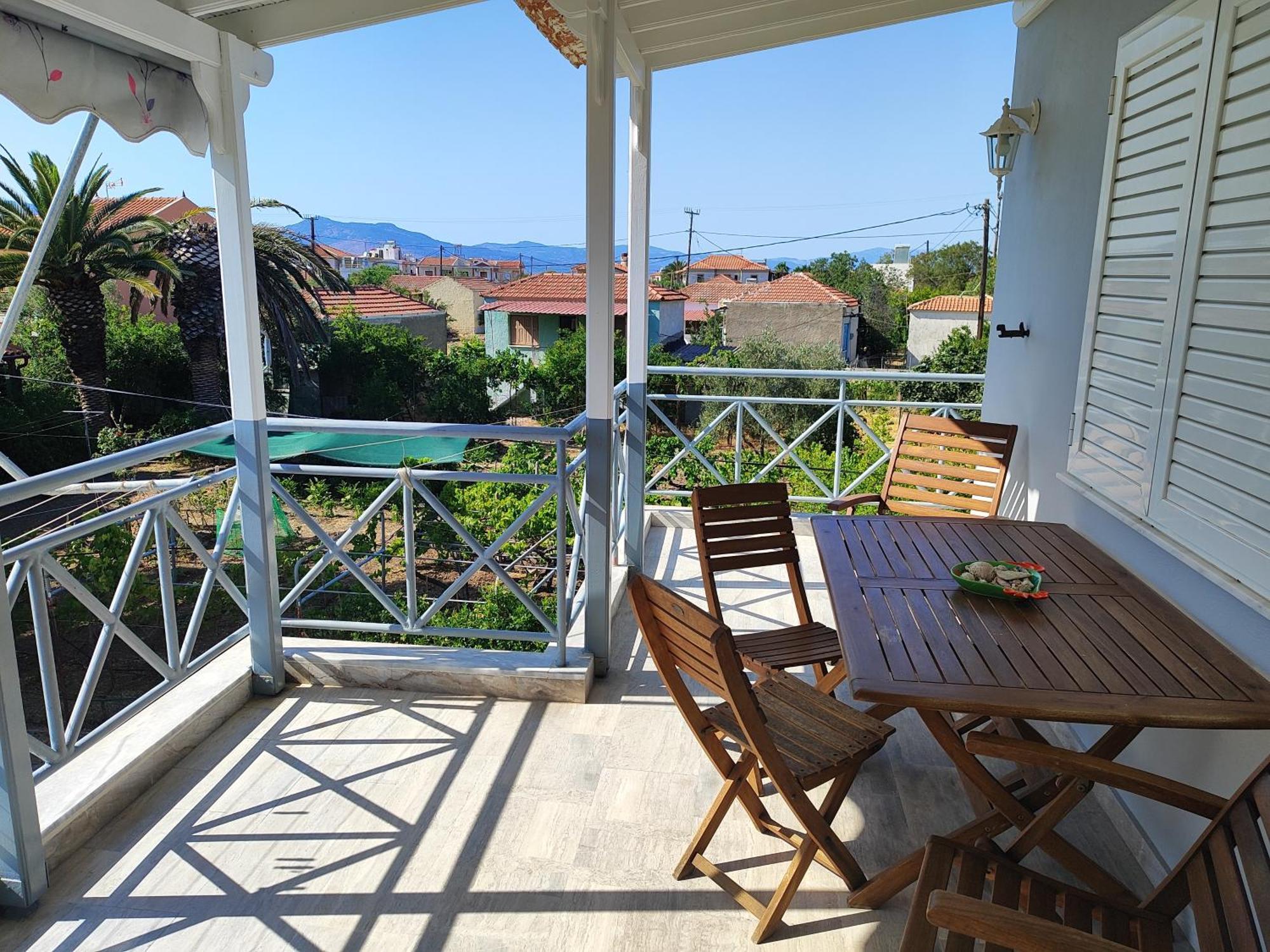 Holiday House With Sea View In Skala Polichnitos Skala Polichnitou ภายนอก รูปภาพ